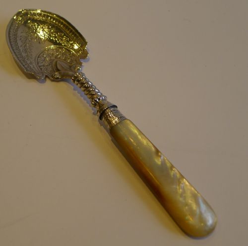 Antique deals jam spoon