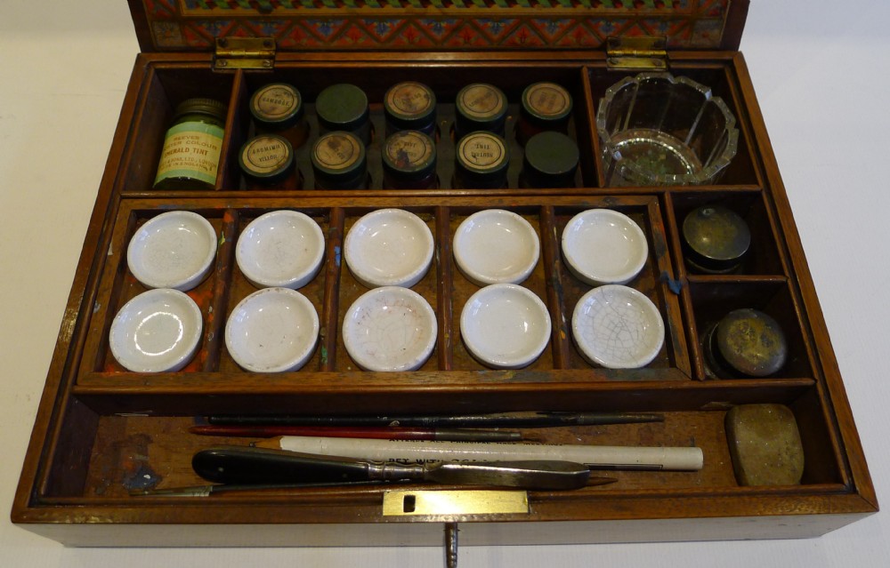 George Rowney & Co - Victorian Artist's Paint Box