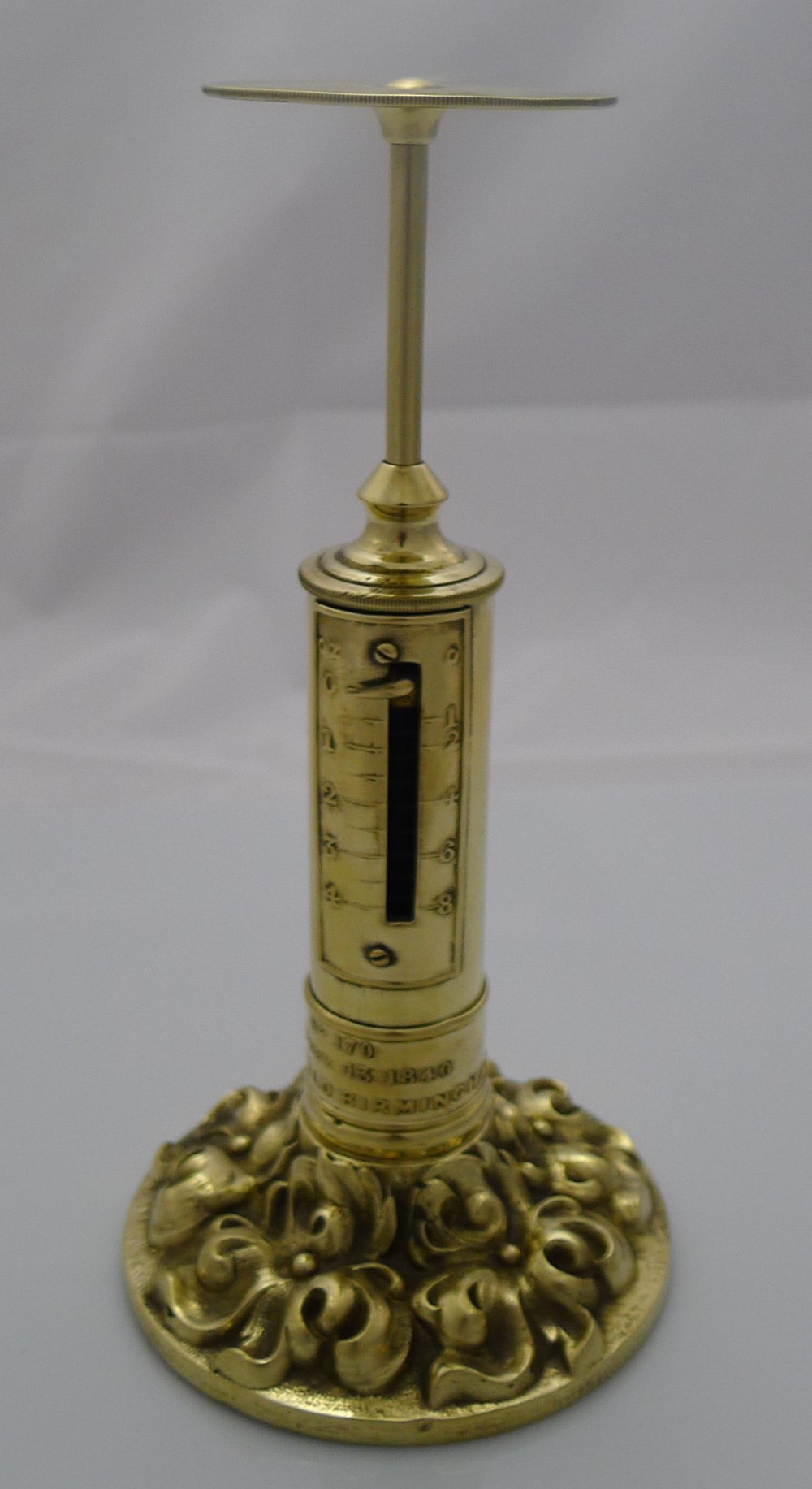 antique english candlestick postal scale winfield 1840