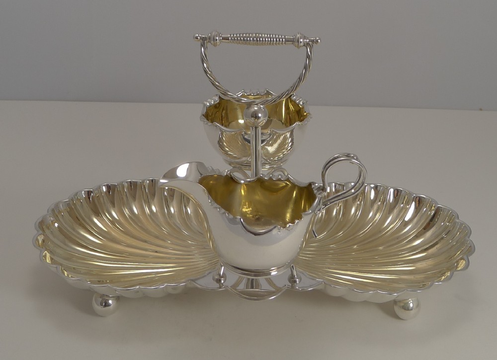 antique english silver plated strawberry by parkin marshall c1890