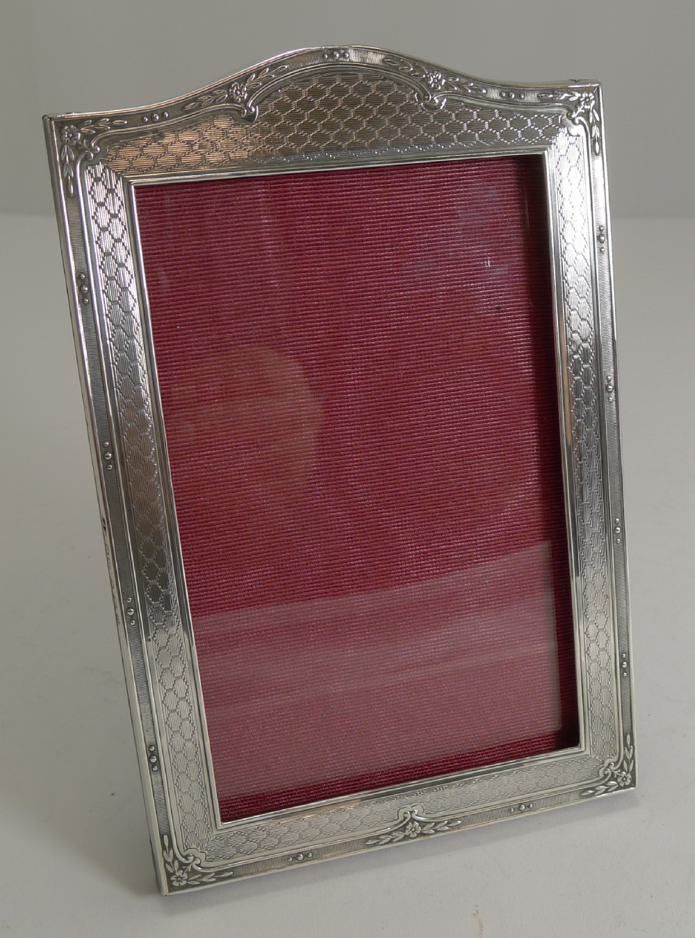 english sterling silver photograph frame 1926