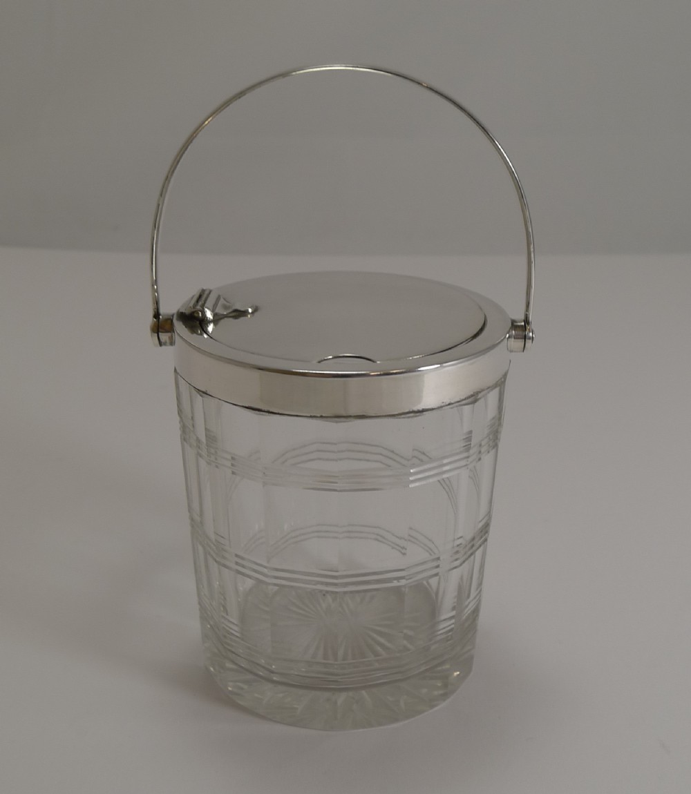 hukin and heath automated preserve jar art deco c1920