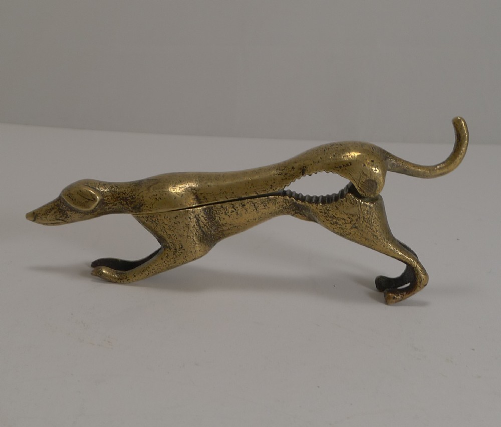 english art deco greyhound nutcracker 1928