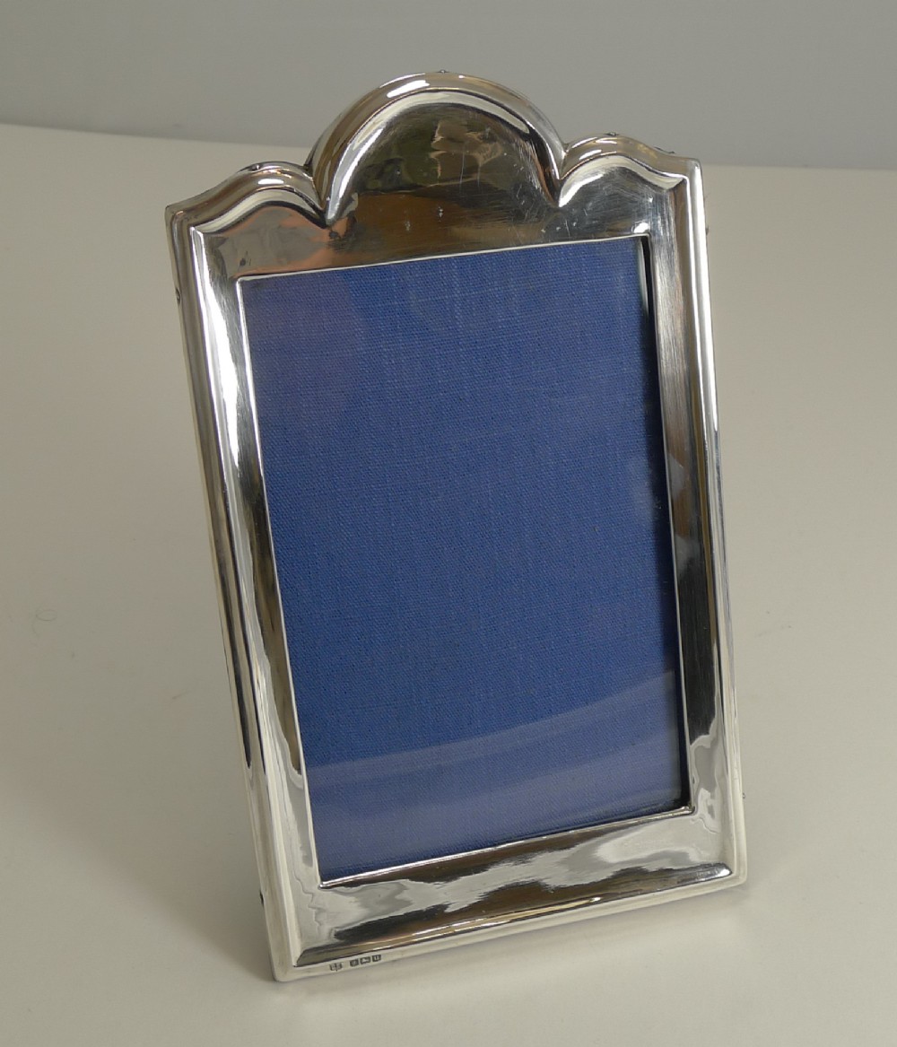 antique english sterling silver photograph frame