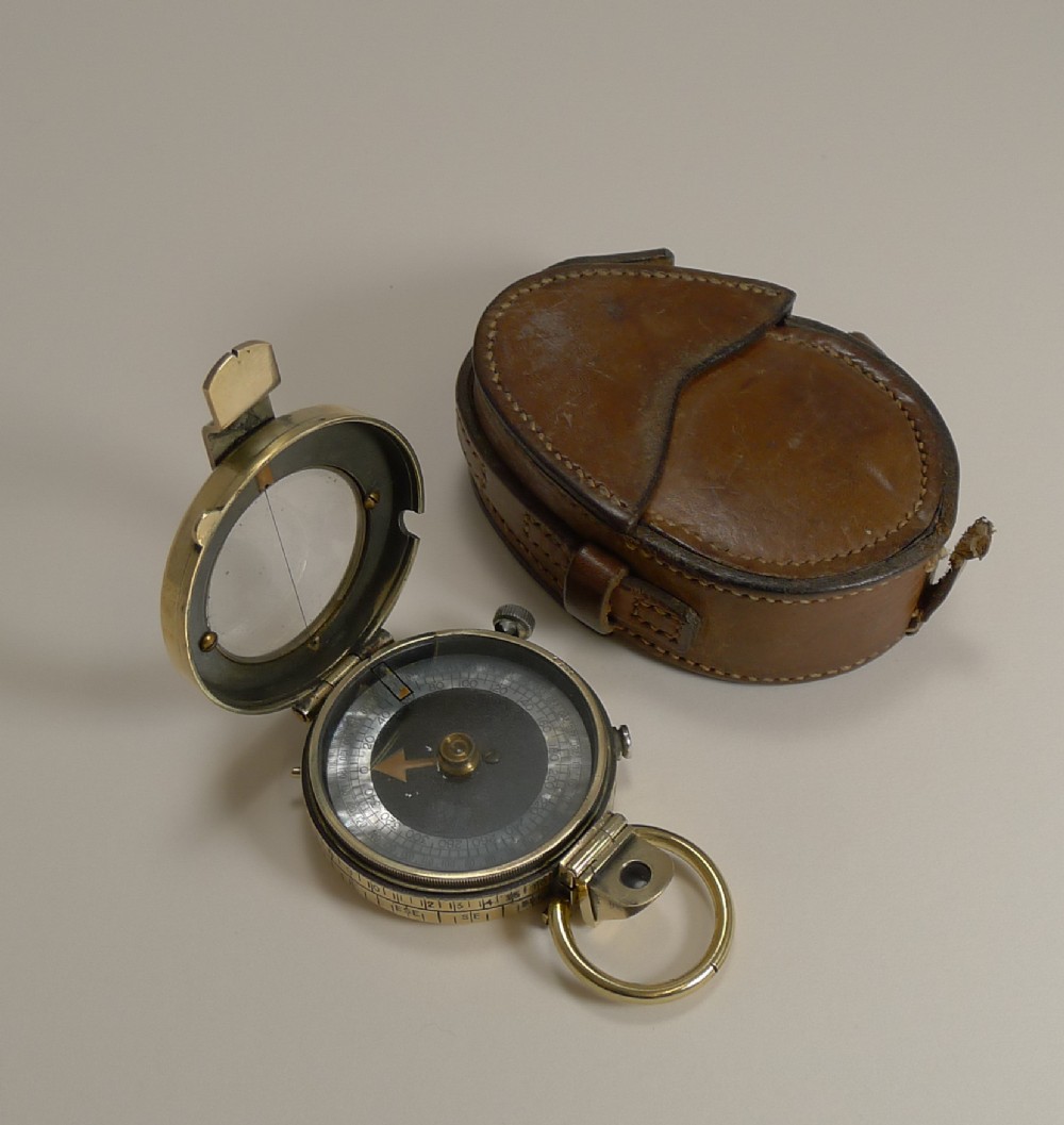 ww1 1915 british army officer's compass verner's patent mk vii by e koehn geneva switzerland