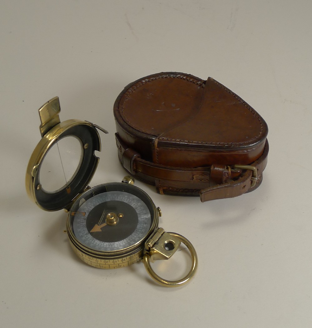 ww1 1917 british army officer's compass verner's patent mk viii by french ltd