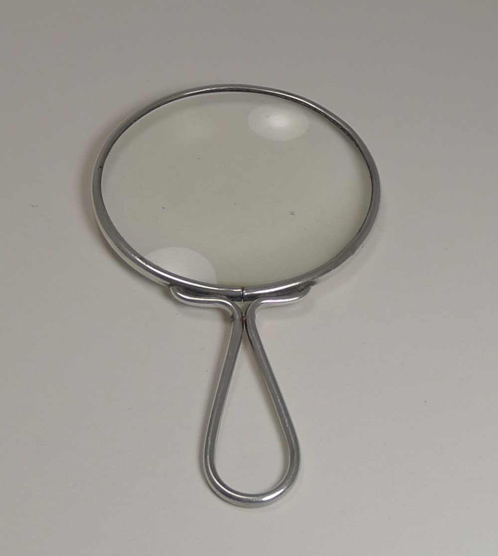 english sterling silver magnifying glass by sampson mordan 1925