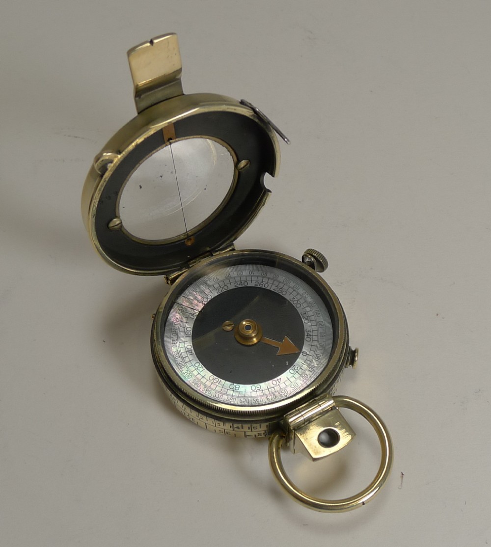ww1 1918 british army officer's compass verner's patent mk viii