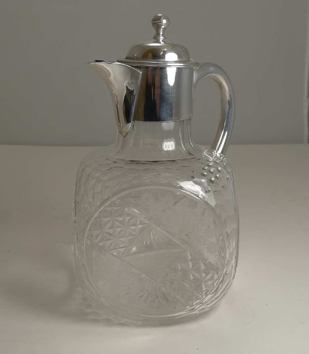 fabulous english aesthetic movement dimple claret jug