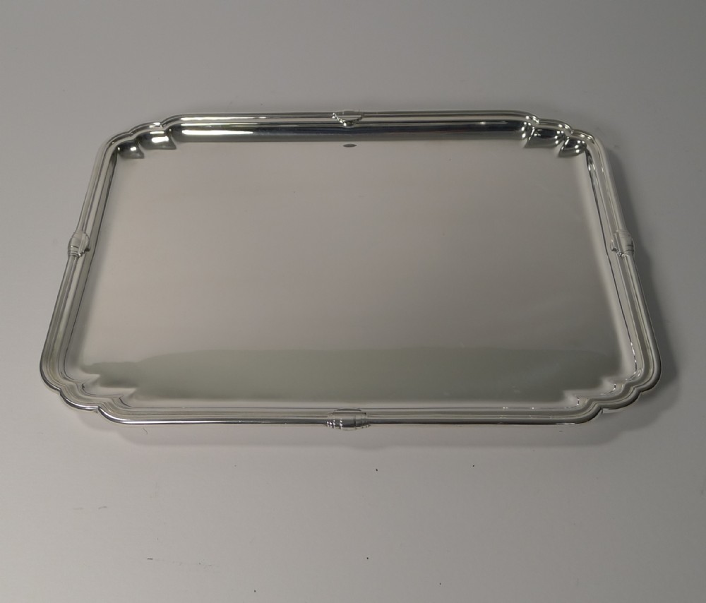 art deco silver plated cocktail tray c1930