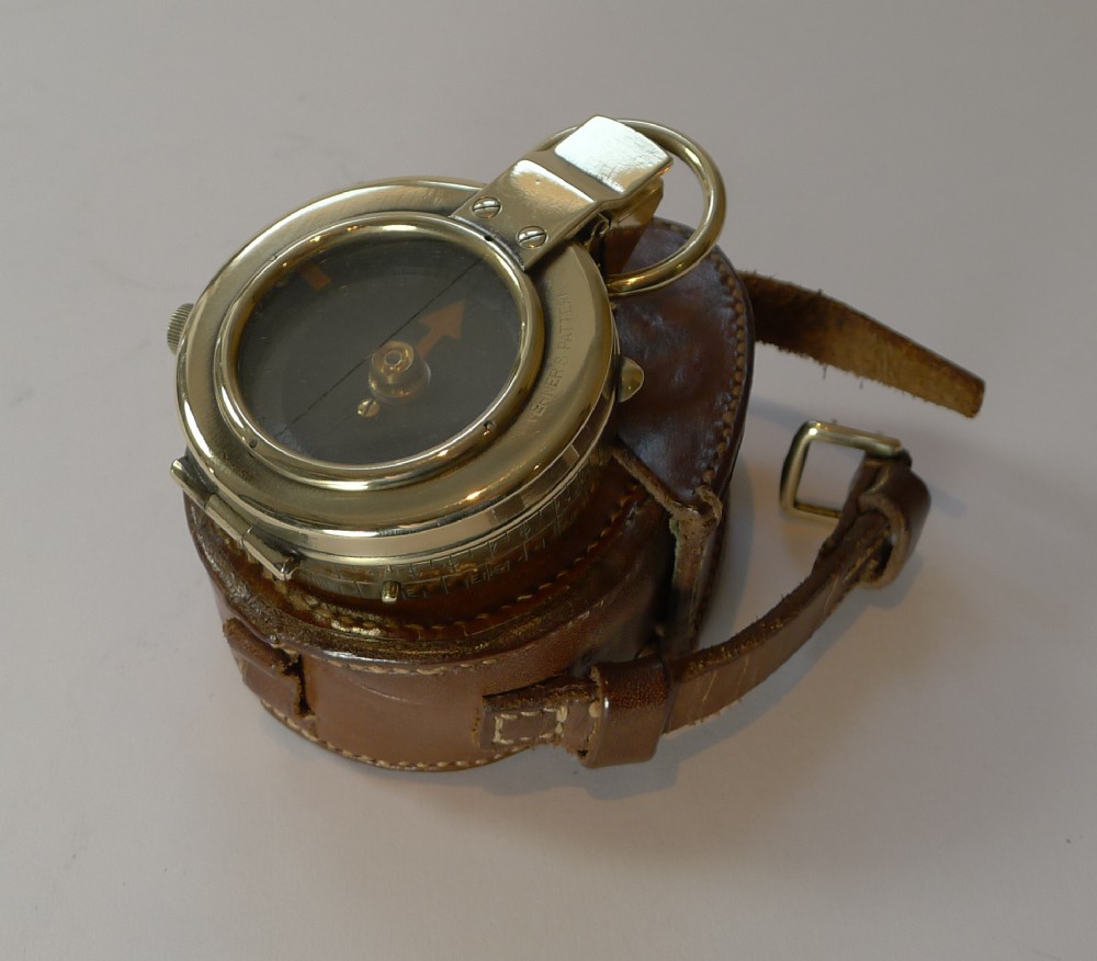 wwi 1917 british army officer's compass verner's patent mk viii by french ltd