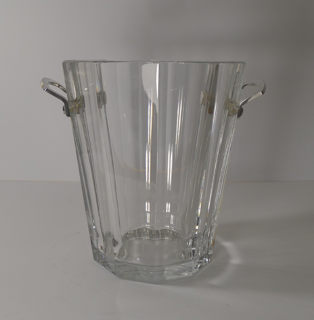 baccarat crystal champagne bucket wine cooler maxim
