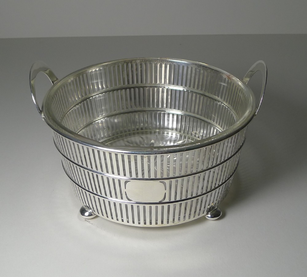 american solid sterling silver ice bowl bucket c1920 watson
