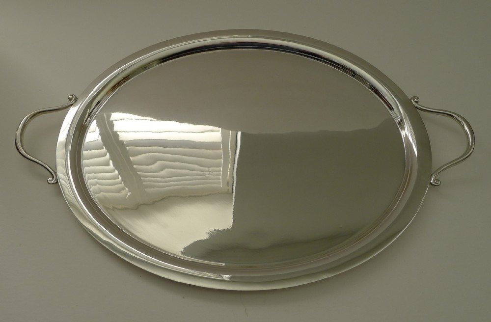 art deco silver plated cocktail tray by asprey london c1930