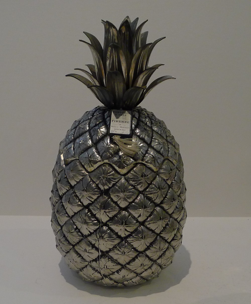novelty italian pineapple ice bucket by mauro manetti florence