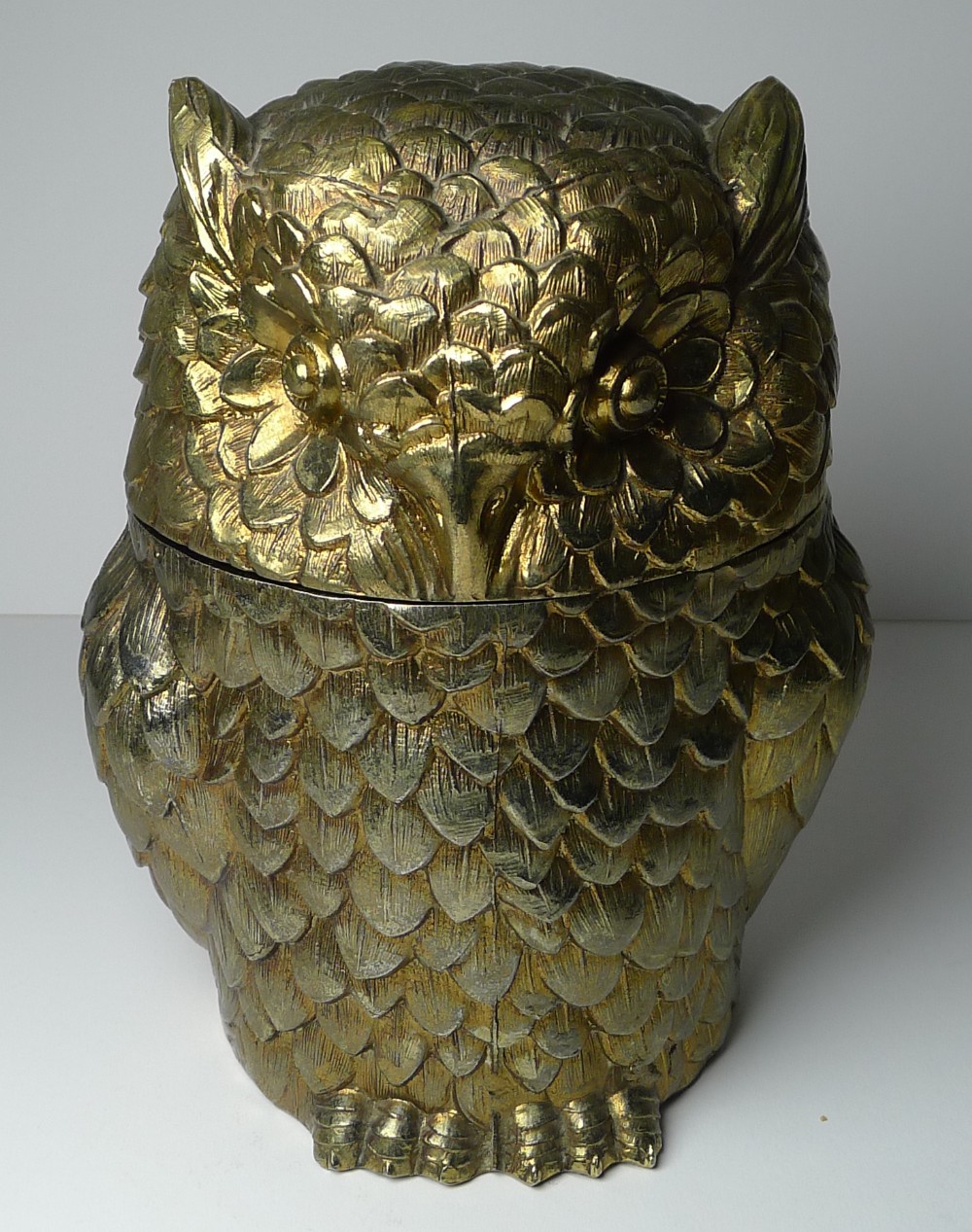 mauro manetti florence italy owl ice bucket c1960