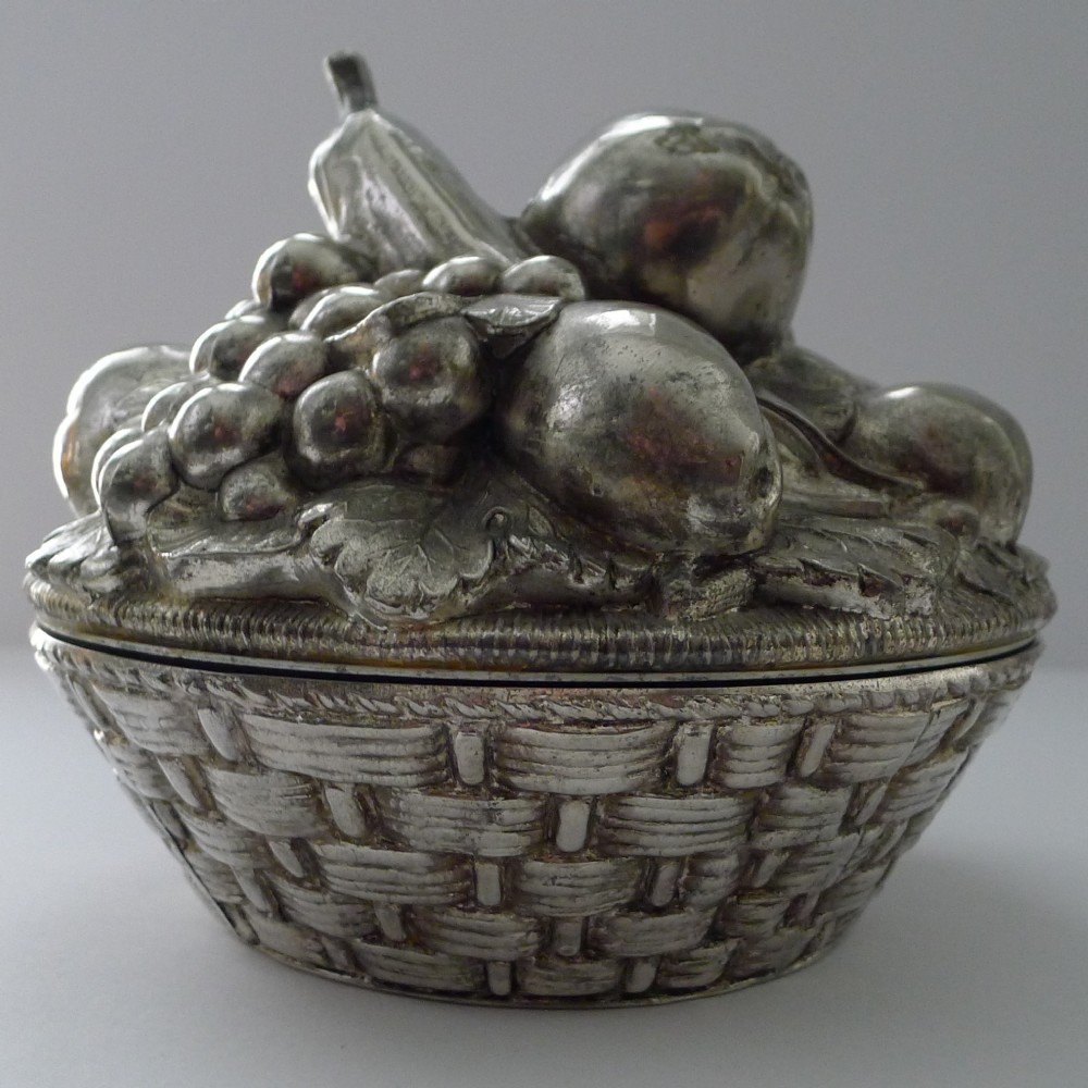 italian mauro manetti ice bucket fruit bowl basket c1970