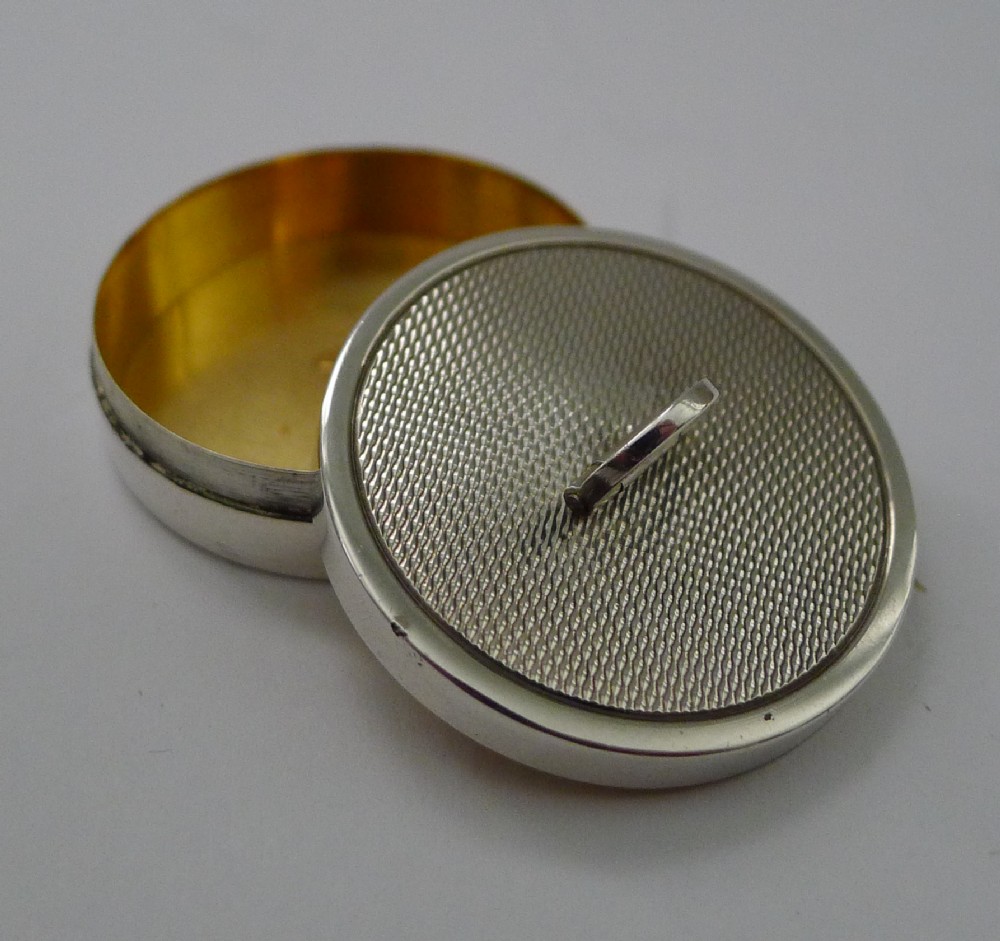 asprey london small sterling silver box 1958