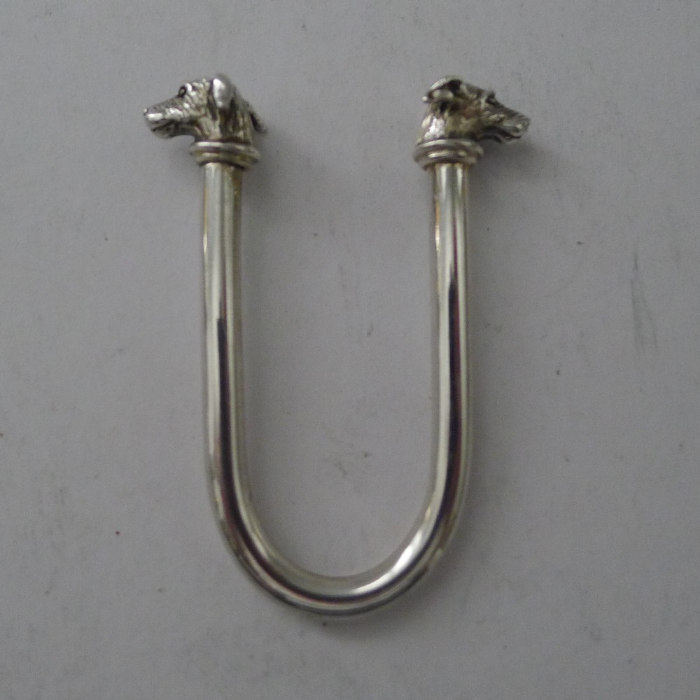 silver napkin ring by sarah jones 1986 dogs