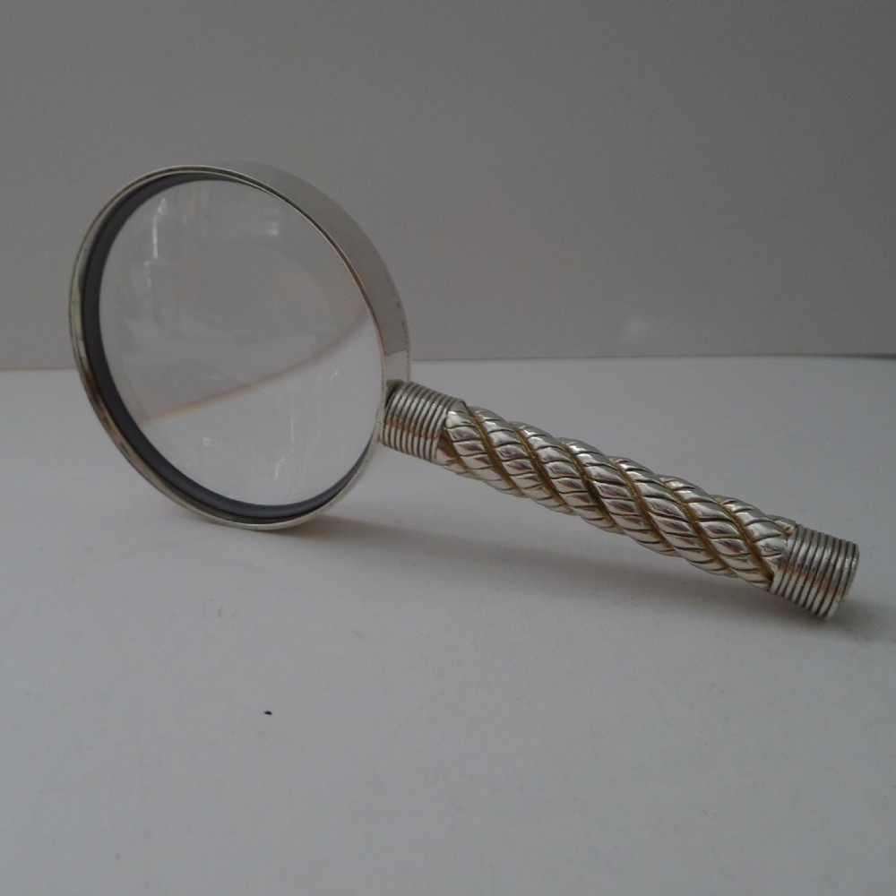 hermes paris cordage magnifying glass c1960