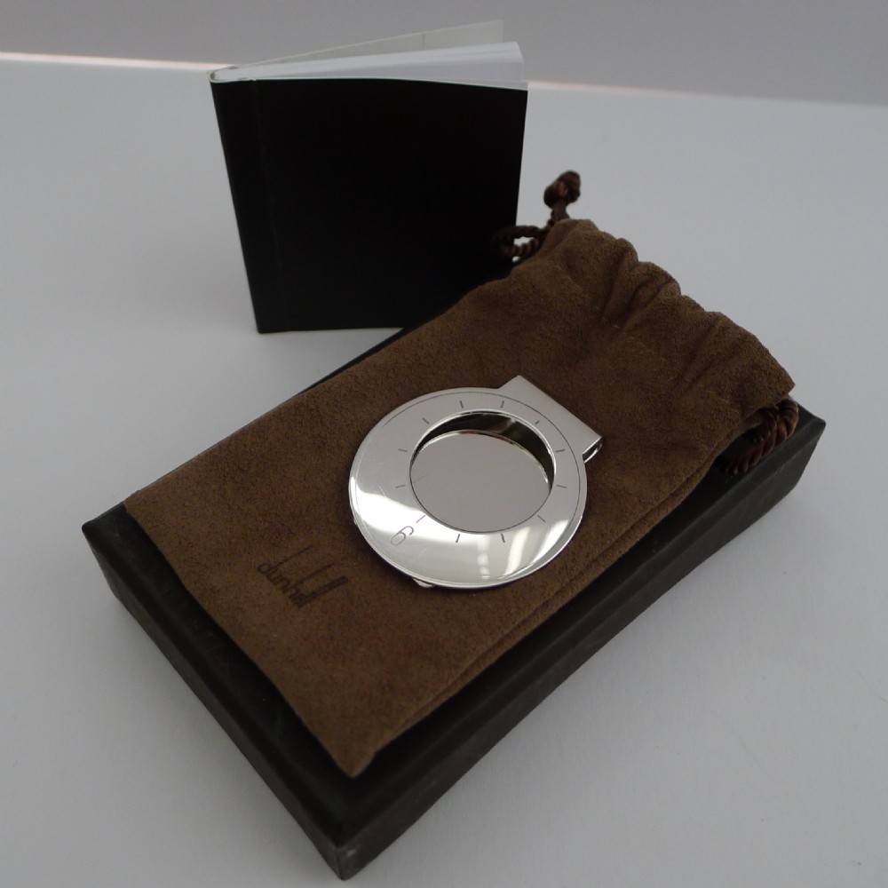 vintage sterling silver novelty money clip by alfred dunhill london