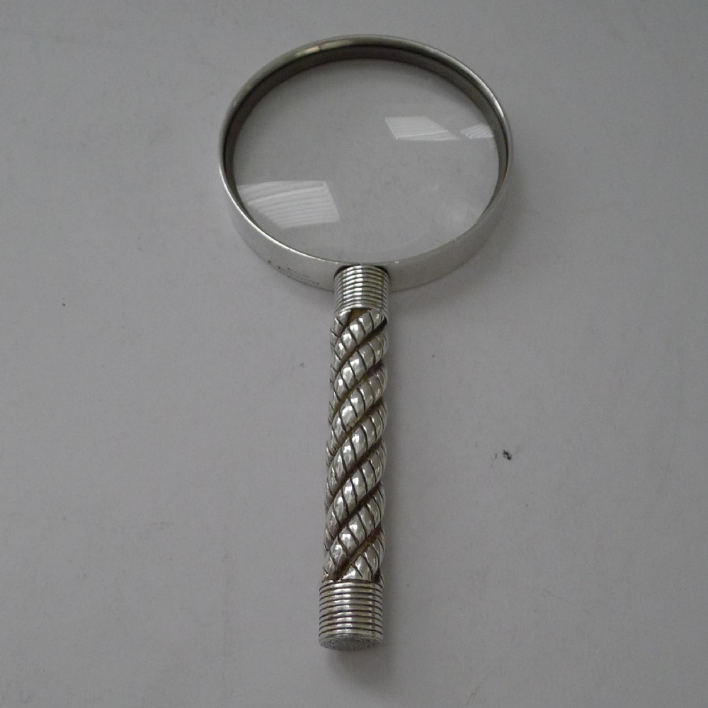 hermes paris cordage magnifying glass c1960
