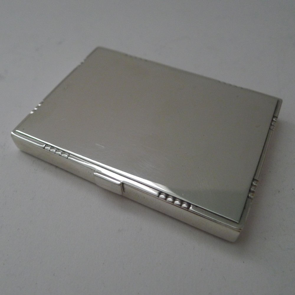 georg jensen sterling silver box 33 by harald nielsen 1930