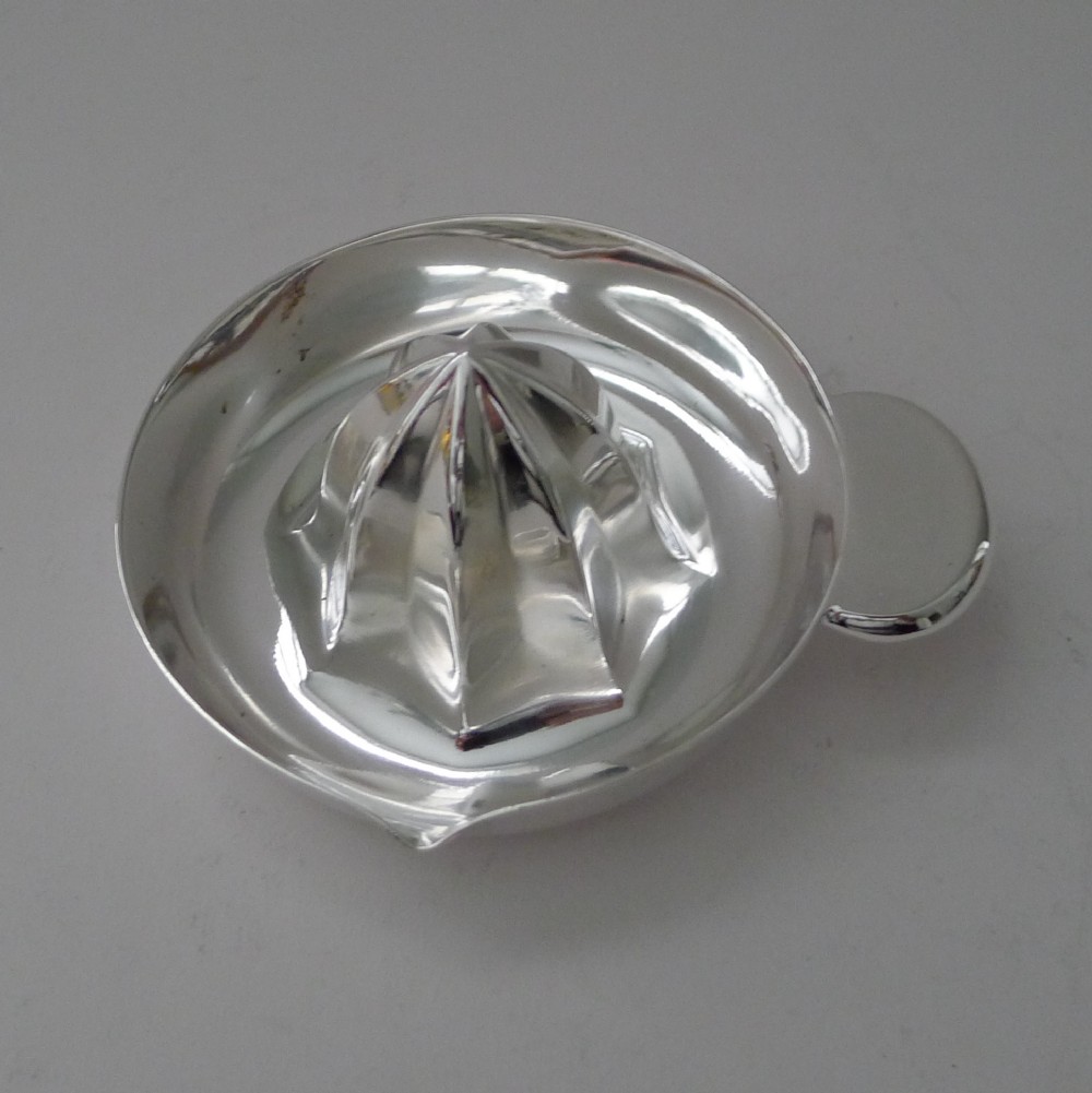 christofle paris art deco bar lemon squeezer reamer c1940